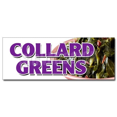 COLLARD GREENS DECAL Sticker Soul Food Okra Chicken Cornbread Hushpuppies